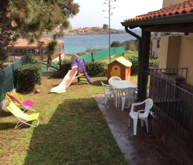 La Baia Casa Vacanze-Seminterrato Portoscuso Kültér fotó